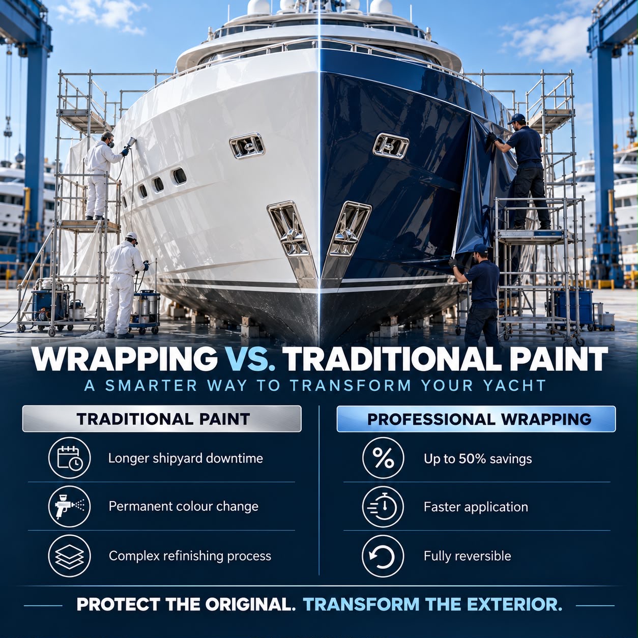 Wrapping vs traditional paint, bow to bow